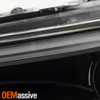 For 23-25 Toyota Corolla SE Hybrid Projector Black Headlights Pair Full LED DRL