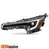 For 23-25 Toyota Corolla SE Hybrid Projector Black Headlight Driver Full LED DRL