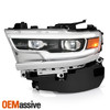 For 2019-2024 RAM 1500 Dual Projector Chrome Headlight Left w/AFS LED DRL Signal