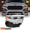 For 19-24 RAM 1500 Dual Projector Chrome HeadLamp Passenger w/AFS LED DRL Signal