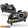 For 15-22 Chevy Colorado Black Headlight +LED DRL Greeting+Squential Turn Signal