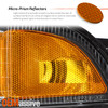 For 2002-2003 MITSUBISHI GALANT [Halogen Type] Black Headlights Pair Left+Right