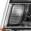 For 2017-2021 Jeep Grand Cherokee Halogen Type Projector Chrome Headlights Pair
