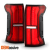 For 24-26 Toyota Tacoma SR/SR5 LED Black Tail Lights Pair w/ Non-Tailgate Button