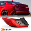 For 25-26 Toyota Camry LE/SE Halogen Black Red TailLight Outer Left w/LED Signal