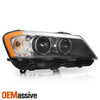 For 2011-2014 BMW X3 F25 HID Projector Black Headlight Right w/non-Auto leveling