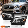 For 16-19 Mercedes Benz GLC 250 300 43 LED Projector Headlight Pair w/o Adaptive