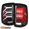 For 2009-2018 Dodge Ram 1500 2500 3500 Full LED Black Tail Light Pair Left+Right