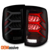 For 09-18 Dodge Ram 1500 2500 3500 3D LED Black Smoke Tail Light Pair Left+Right
