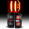 For 2014-2018 Silverado 1500 2500HD 3500HD 3D LED Halogen Type Black Tail Lights