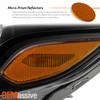 For 2015-2017 Honda Fit Halogen Headlights Headlanp OE Style ALL Black Housing