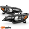 For 2018-2020 Honda Fit Headlights OE Style Headlamp Driver - Passenger Black