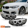 For 14-16 BMW 4-Series F32 HID w/LED DRL AFS Projector Headlights Replacement