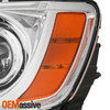 For 2011-2014 Chrysler 300 [HID W/O AFS] Chrome Projector Headlight Pair Side