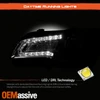 For 15-2023 Chrysler 300 [HID W/ AFS] LED DRL Chrome Projector Passenger Headlight