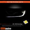 For 17-22 Honda CRV LX/EX/EXL Halogen Projector Headlights w/LED DRL Tube Signal