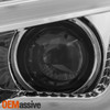 For 2014-2022 Infiniti Q50 LED Non-AFS DRL Projector Headlights Headlamp Chrome