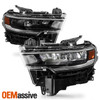 For 25-26 Dodge Ram 1500 Big Horn / Laramie LED-Beam Chrome Trim Headlights Pair