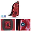 For 2014-2019 Cadillac CTS Chrome Red Tail Light Left w/ LED Turn Signal+Running