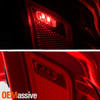 For 2014-2019 Cadillac CTS Chrome Red Tail Light Left w/ LED Turn Signal+Running
