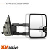 For 14-18 Chevy Silverado|GMC Sierra Power Heated Signal Manual Fold Tow Mirror