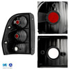 For 2002-2009 Chevy Trailblazer Tail Lights Rear Brake Lamp Red Smoked Lens Pair