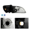 For 2001-2003 Toyota Sienna Headlight w/ Corner Lamp Chrome Driver - Passenger