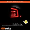 For 1994-2004 Chevy S10/ GMC Sonoma LED Tail Lights Rear Brake Lamp Black Smoke