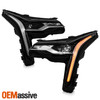 For 20-26 Cadillac CT4 Full LED 9 Pin Projector Headlight Pair w/Turn Signal Bar