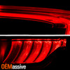 For 2018-2021 Buick Enclave Halogen Chrome Red Tail Lights Outer Pair w/LED Tube