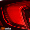 For 2018-2021 Buick Enclave Halogen Chrome Red Tail Light Outer Left w/LED Tube