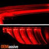 For 2018-2021 Buick Enclave Halogen Chrome Red Tail Light Outer Left w/LED Tube