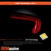 For 2018-2021 Buick Enclave Halogen Chrome Red Tail Light Outer Right w/LED Tube