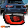 For 2022-2026 Jeep Compass Halogen Black Red Tail Light Outer Left w/LED Running