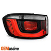For 2022-2026 Jeep Compass Halogen Black Red Tail Light Outer Left w/LED Running