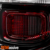 For 2017-2020 Jeep Compass Full Halogen Black Red Tail Light OuterLeft w/Running