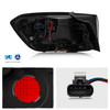For 2022-2026 Jeep Compass Halogen Black Red TailLight Outer Right w/LED Running
