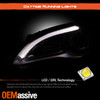 For 2011-2014 Chrysler 200 Halogen Type Projector Chrome HeadLamp Pair w/LED DRL