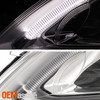 For 2011-2014 Chrysler 200 Halogen Type Projector Chrome HeadLamp Pair w/LED DRL