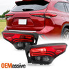 For 2020-2025 Toyota Highlander LED Tail Light OE Style Outer Driver - Passenger