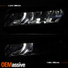 For 21-23 Chevy Tahoe/Suburban LED Beam Black Headlight Driver w/ Halogen Signal