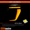 For 2025-2026 GMC Yukon XL AT4 FULL LED DRL Tube Projector Black Headlight Left