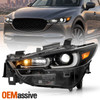 For 2022-2025 Mazda CX-5 Projector Black Headlight Driver w/Full LED DRL Non-AFS