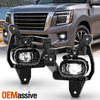 For 2023-2026 Nissan Armada [Full LED] Clear Fog Lights Pair w/ Bracket Switch