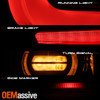 For 2024-2026 Mazda CX-90 LED Tail Light Rear Brake Lamp Inner-Outer Driver Side