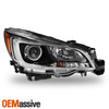 For 2015-2017 Subaru Legacy/Outback Halogen Projector Headlight Black Passenger