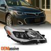 For 2013-2015 Toyota Avalon Halogen Headlight Assembly Headlamp Black Passenger