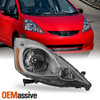 For 2009-2014 Honda Fit Halogen Type Headlight Chrome Housing Passenger Side