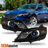For 2014-2020 Chevy Impala Halogen Type Projector Headlights Headlamp Pair