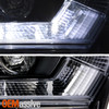 For 2015-2018 Nissan Murano Halogen w/DRL Projector Headlight Passenger Black